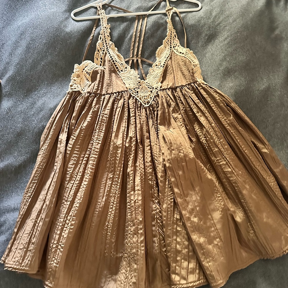 Embroidered free people dress